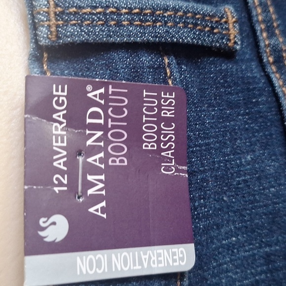 Gloria Vnderbilt Amanda Bootcut Jeans, Size 12 - Picture 6 of 10